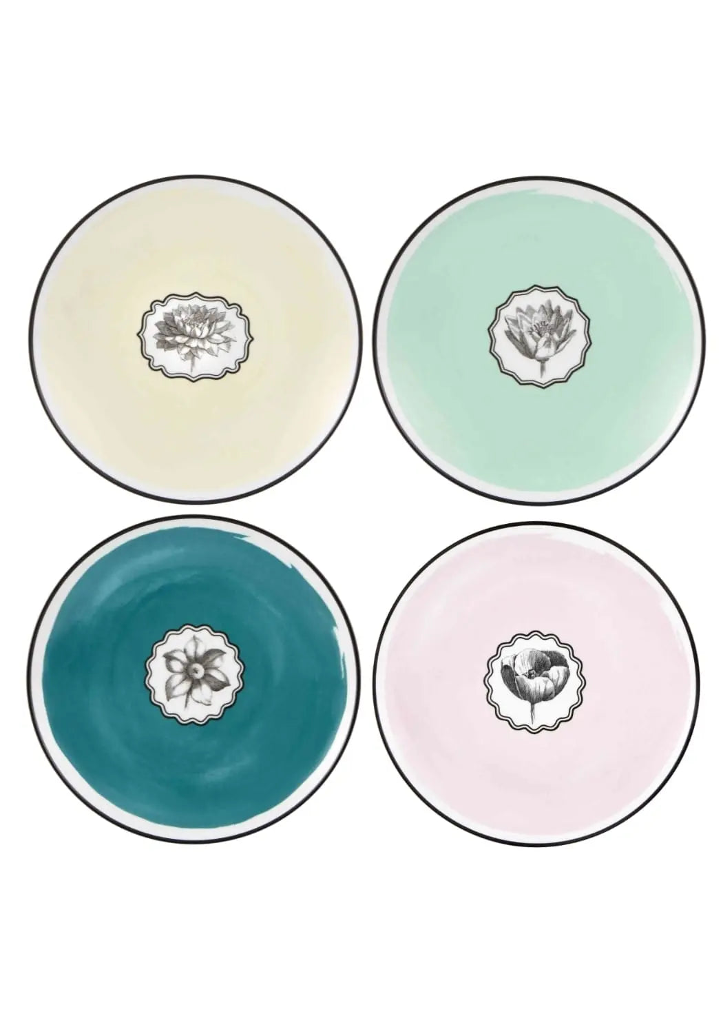 Herbariae by Christian Lacroix  Dessert / Side Plates - Set of 4 Casa by Josephine Jenno