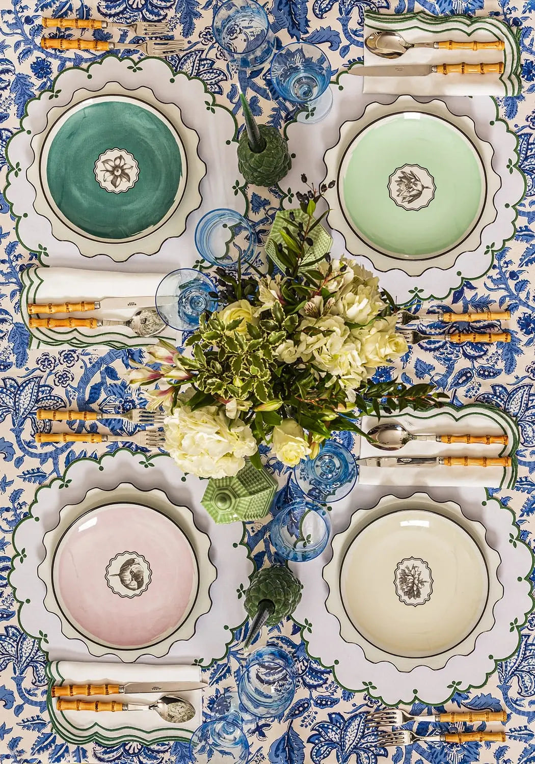 Herbariae by Christian Lacroix  Dessert / Side Plates - Set of 4 Casa by Josephine Jenno