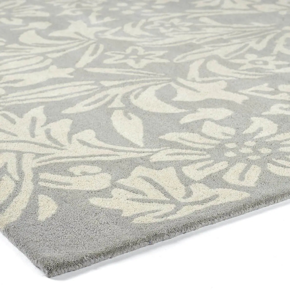 Heritage Lavender Floral Wool Rug The Rugs