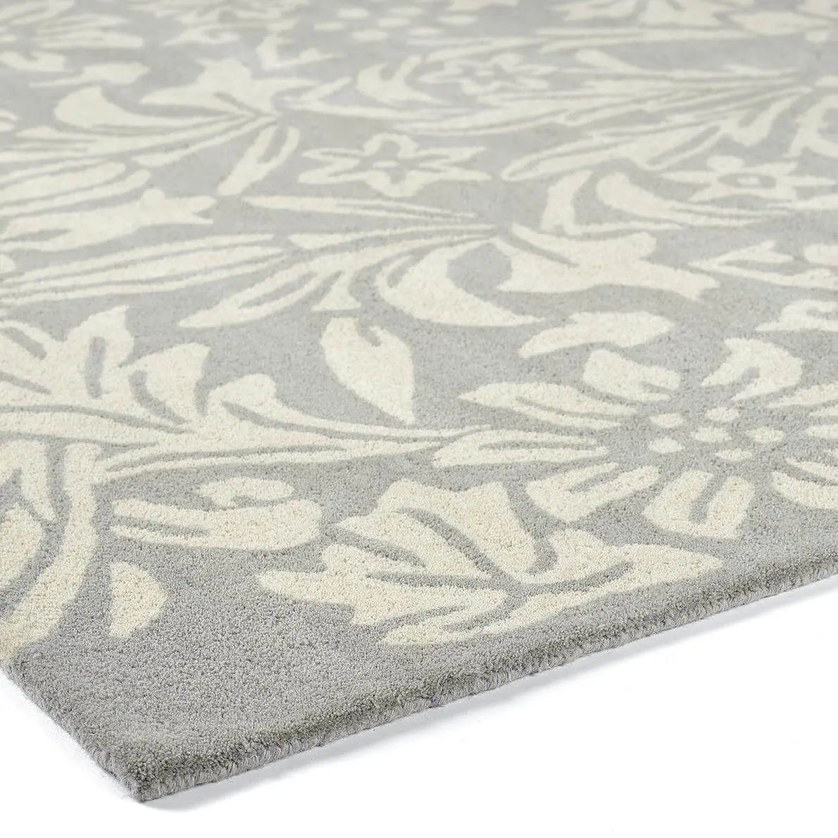 Heritage Lavender Floral Wool Rug The Rugs