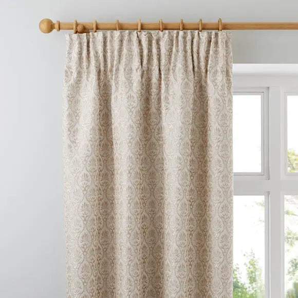 Heritage Mulberry Pencil Pleat Curtains Dunelm