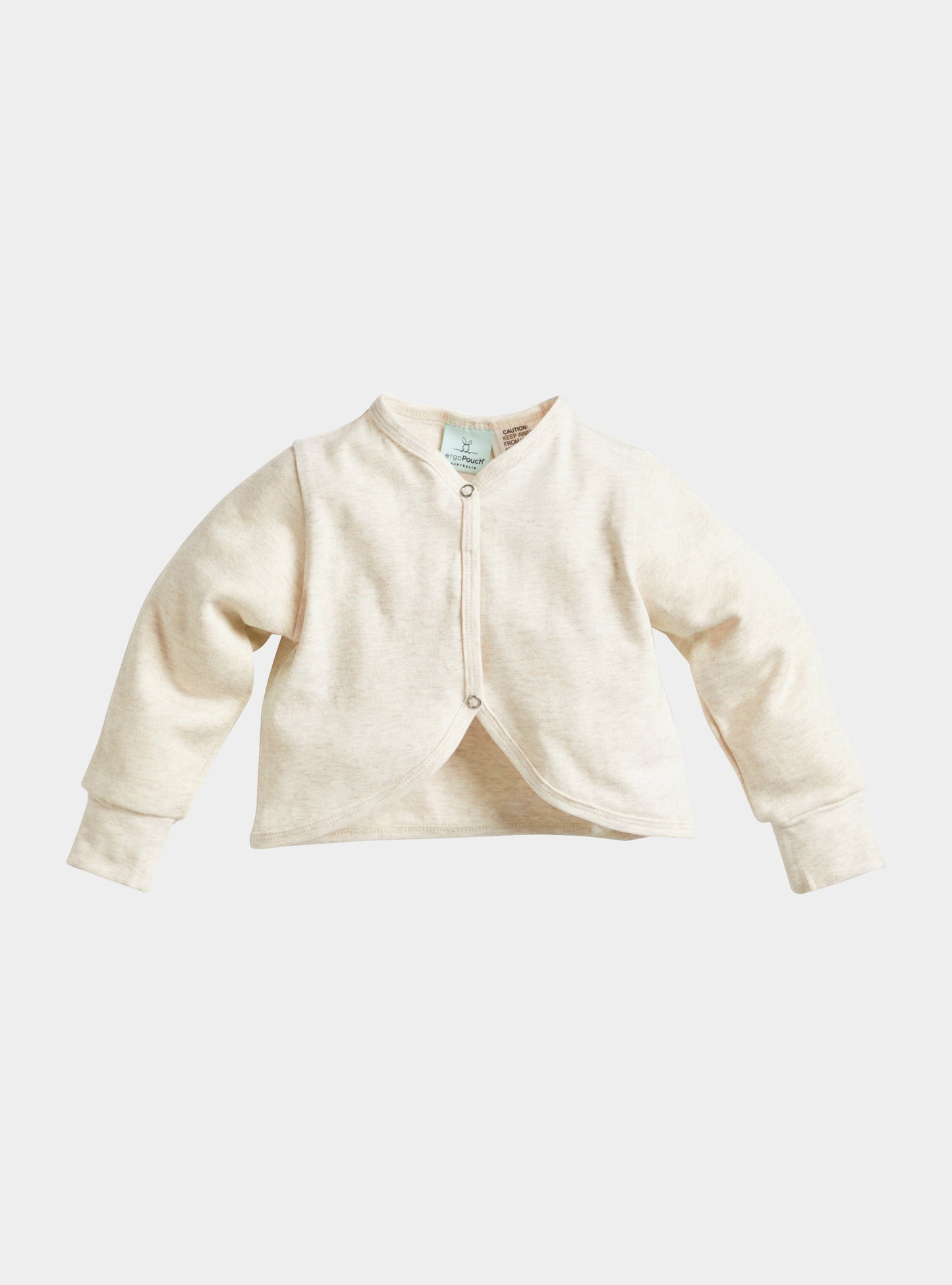 Organic Long Sleeved Sleep Arm Warmers - Oatmeal 1.0 TOG ergoPouch