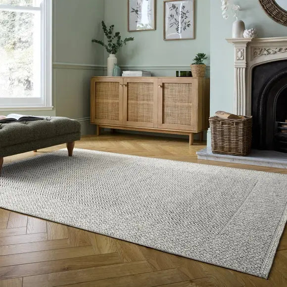 Herringbone Flatweave Rug Dunelm