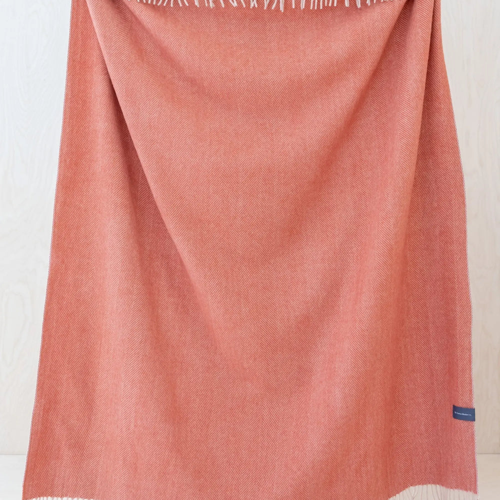 Herringbone Wool Blanket TartanBlanketCo