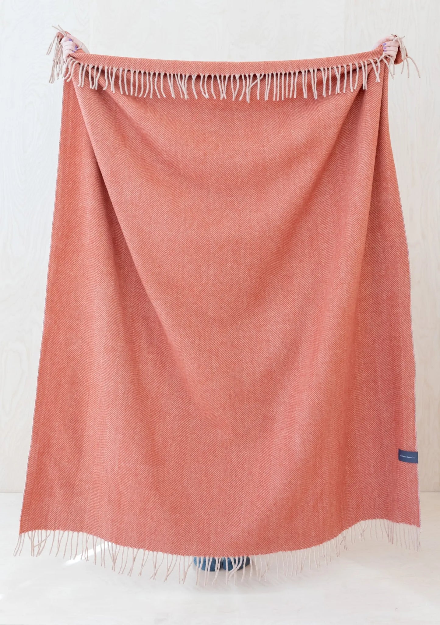 Herringbone Wool Blanket TartanBlanketCo