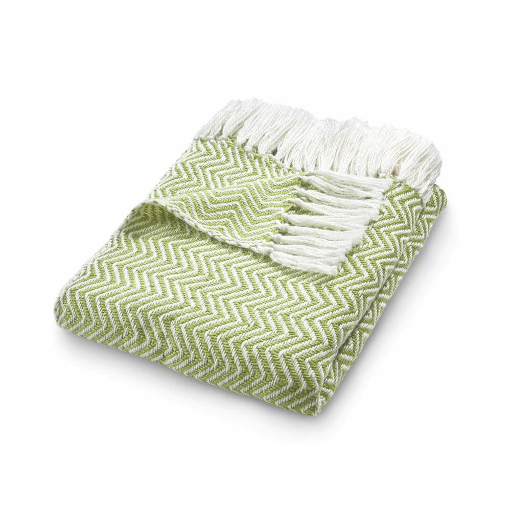 Herringbone Design Woven Throw The Rugs