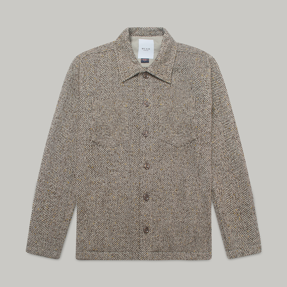 Bart Overshirt - Orlon Taupe Wear London