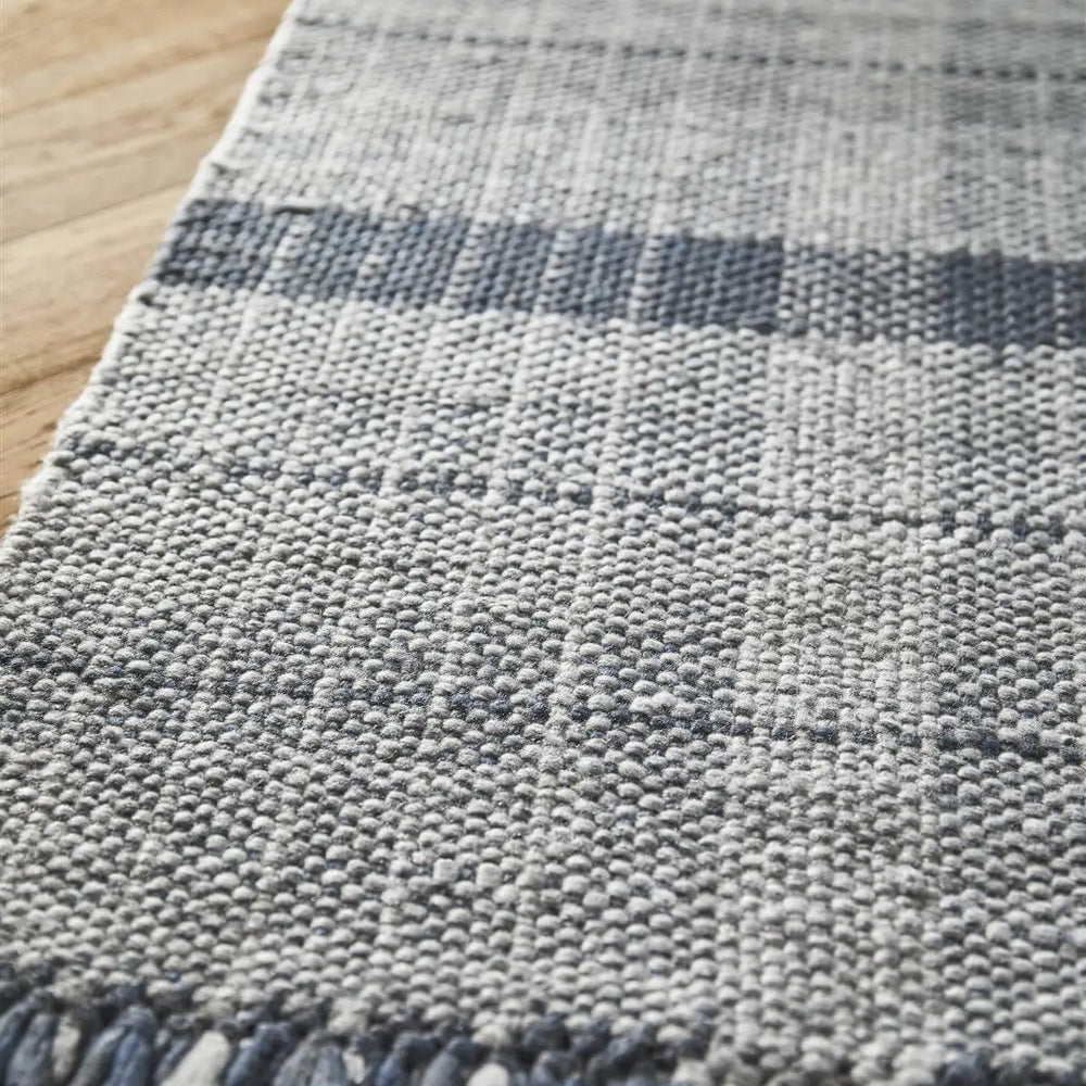 Highland Navy Checkered Rug The Rugs