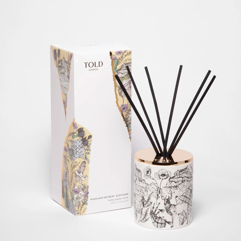 Highland Retreat, Scotland Diffuser, 200ml Told London