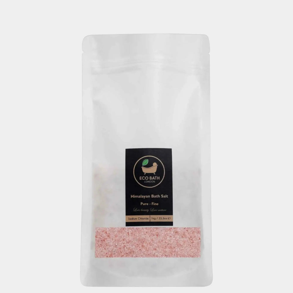 Himalayan Bath Salt Fine Grade - 1 KG Eco Bath London