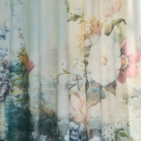 Holly Willoughby Dramatic Bloom Pencil Pleat Curtains Dunelm