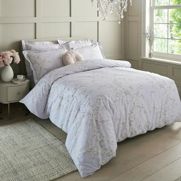 Holly Willoughby Louila Purple Duvet Cover & Pillowcase Set Dunelm