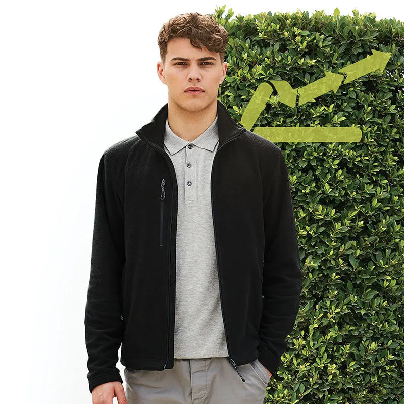 Honestly Made Recycled Full-zip Fleece Earth Wardrobe