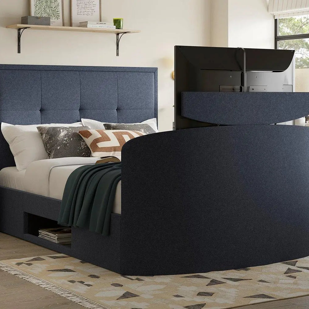 Hopkins Ottoman TV Bed - Blue Dreams