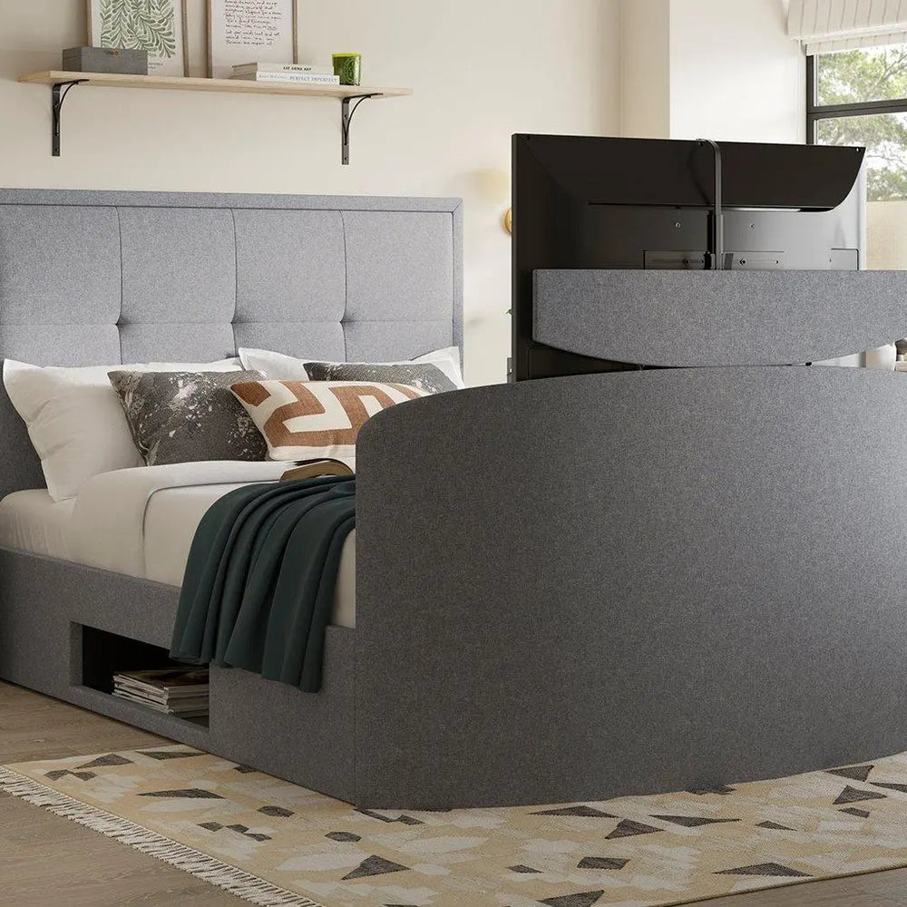 Hopkins Ottoman TV Bed - Grey Dreams
