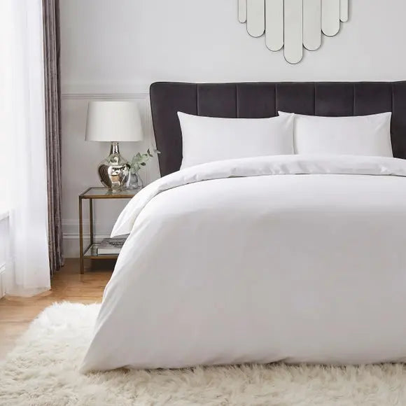 Hotel Cotton Sateen 400 Thread Count Duvet Cover Set Dunelm