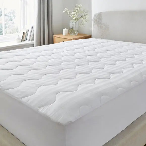 Hotel Luxury Cotton Anti Allergy Mattress Protector Dunelm