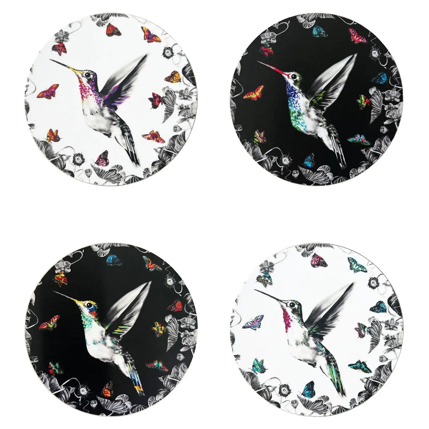 Hummingbird Coasters - Set B of 4 Mixed Susannah Weiland Collections