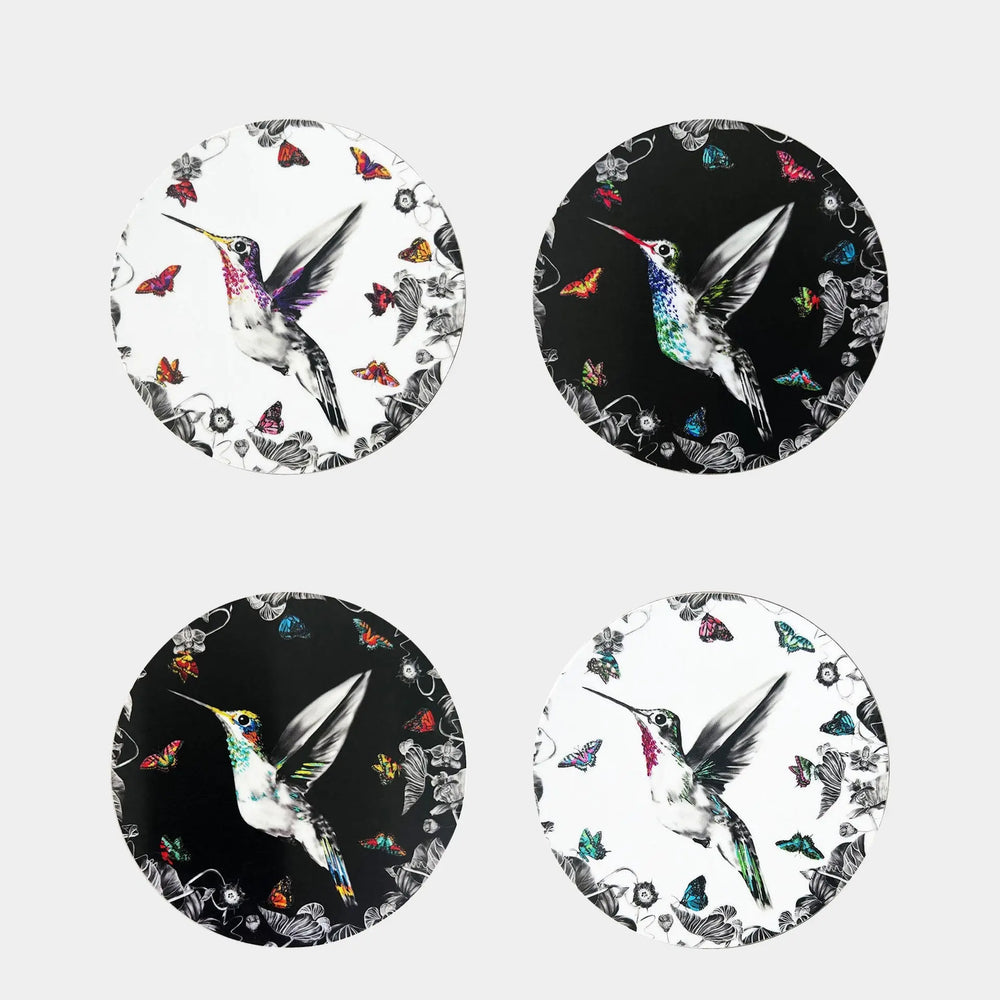 Hummingbird Coasters - Set B of 4 Mixed Susannah Weiland Collections
