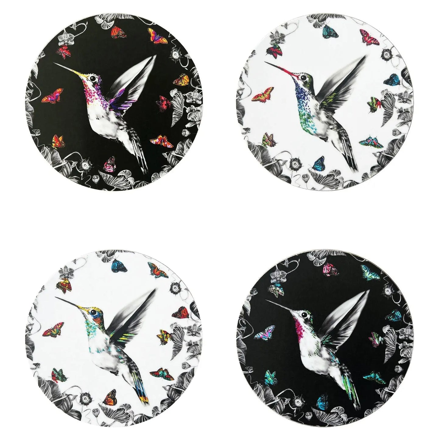 Hummingbird Coasters - Set a of 4 Mixed Susannah Weiland Collections