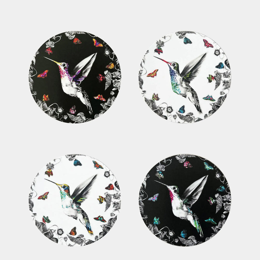 Hummingbird Coasters - Set a of 4 Mixed Susannah Weiland Collections