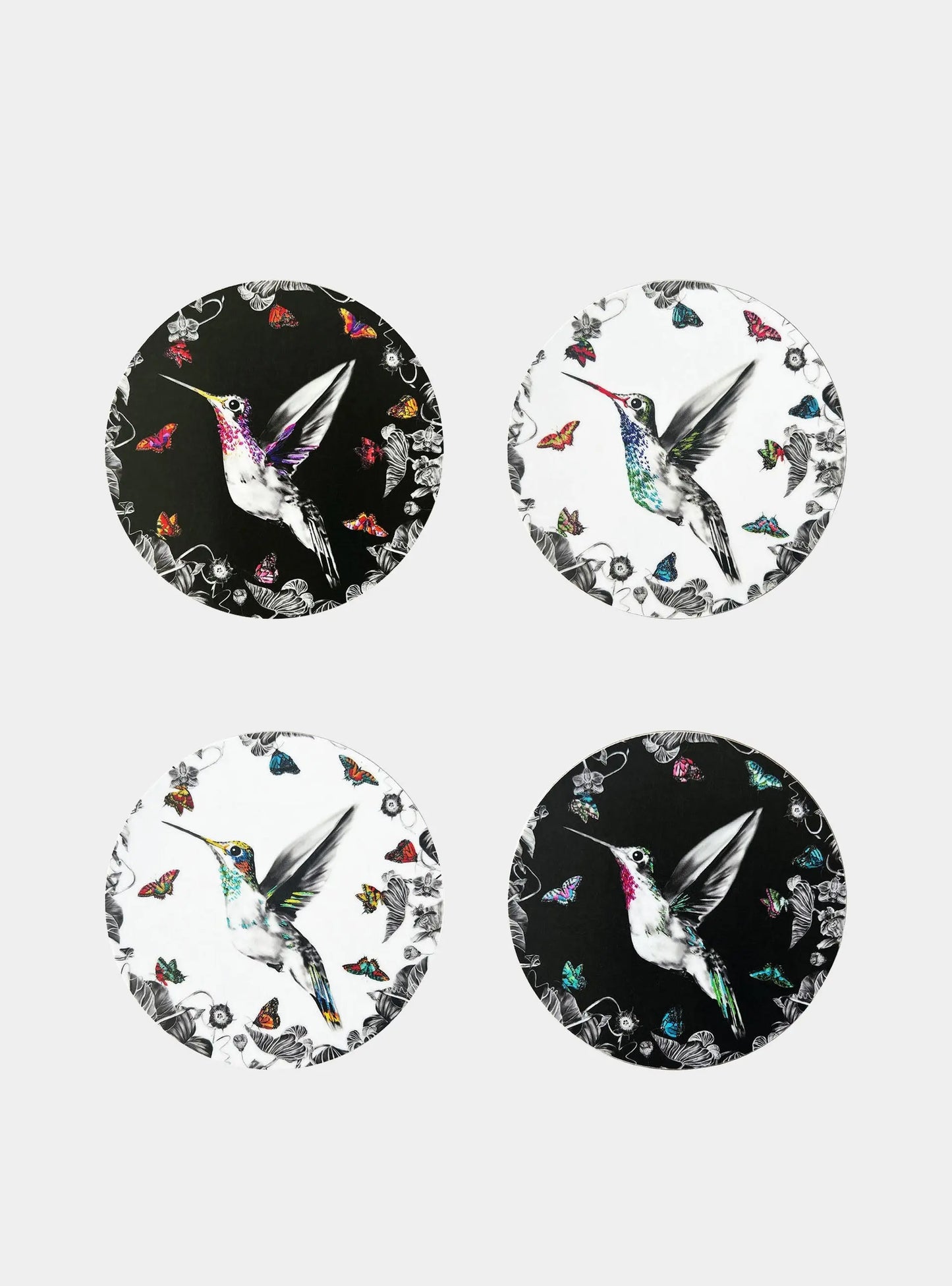 Hummingbird Coasters - Set a of 4 Mixed Susannah Weiland Collections