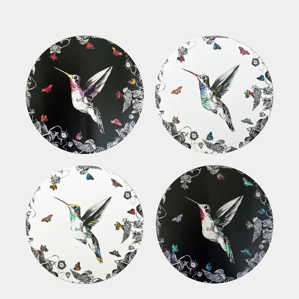 Hummingbird Placemats - Set a of 4 Mixed Susannah Weiland Collections