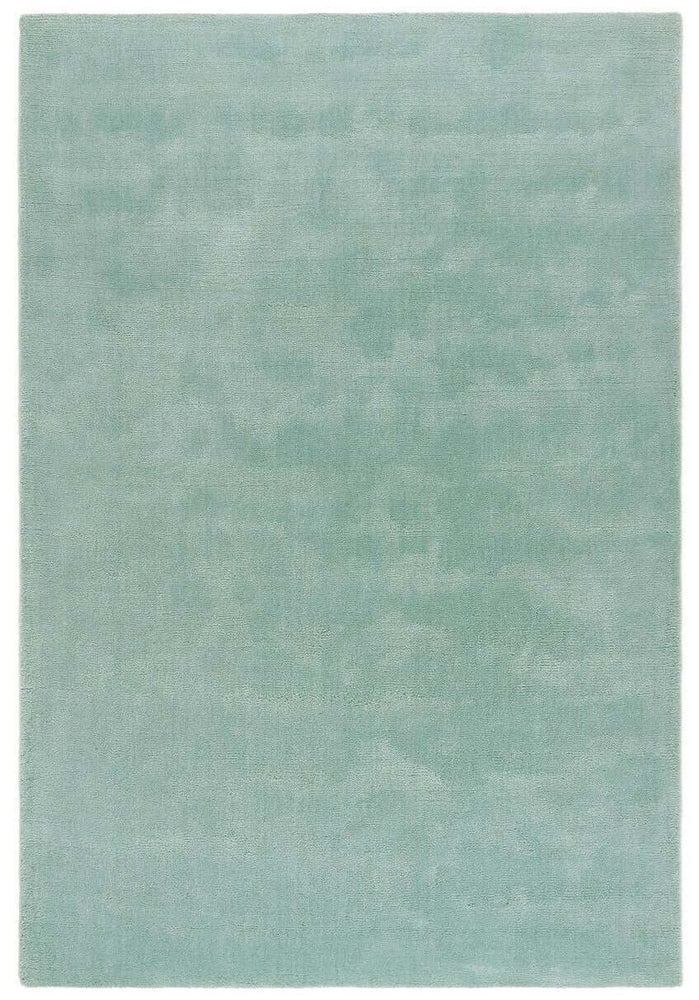 Hush Solid Aqua Luxury Rug The Rugs
