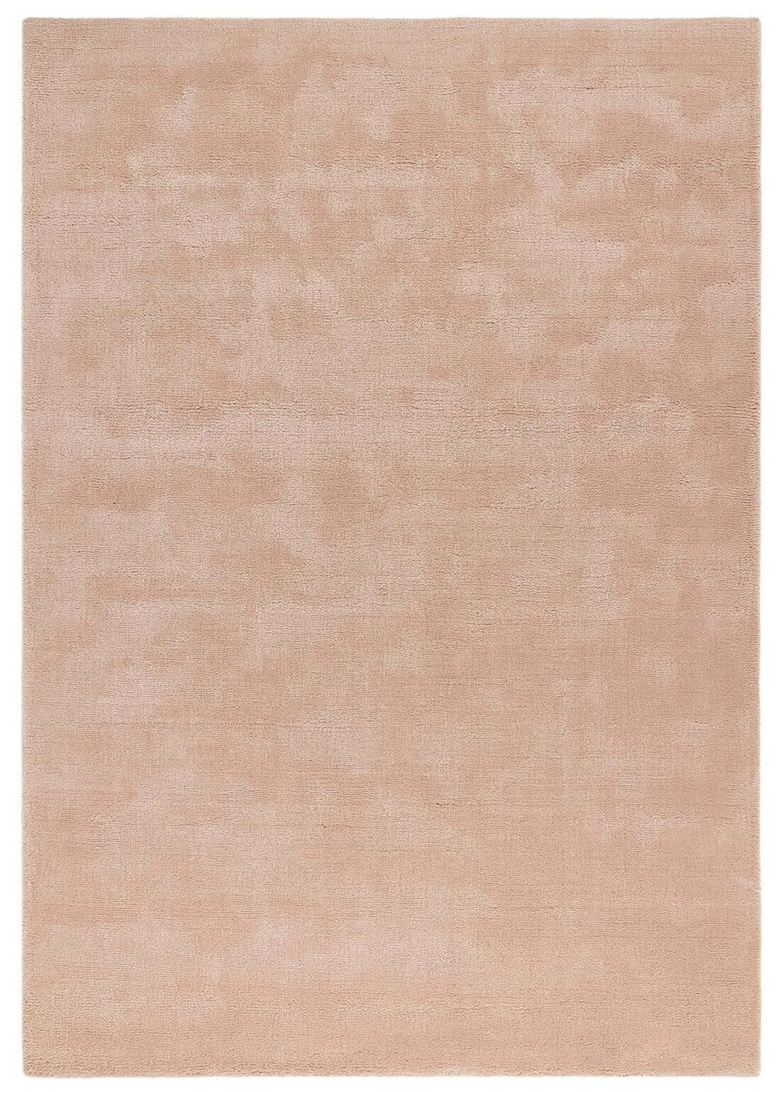 Hush Solid Coral Pink Luxury Rug The Rugs