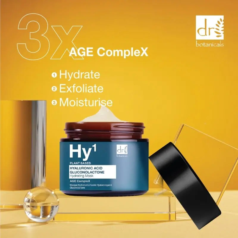 Hyaluronic Acid 1% & Gluconolactone Mask 60ml Dr Botanicals