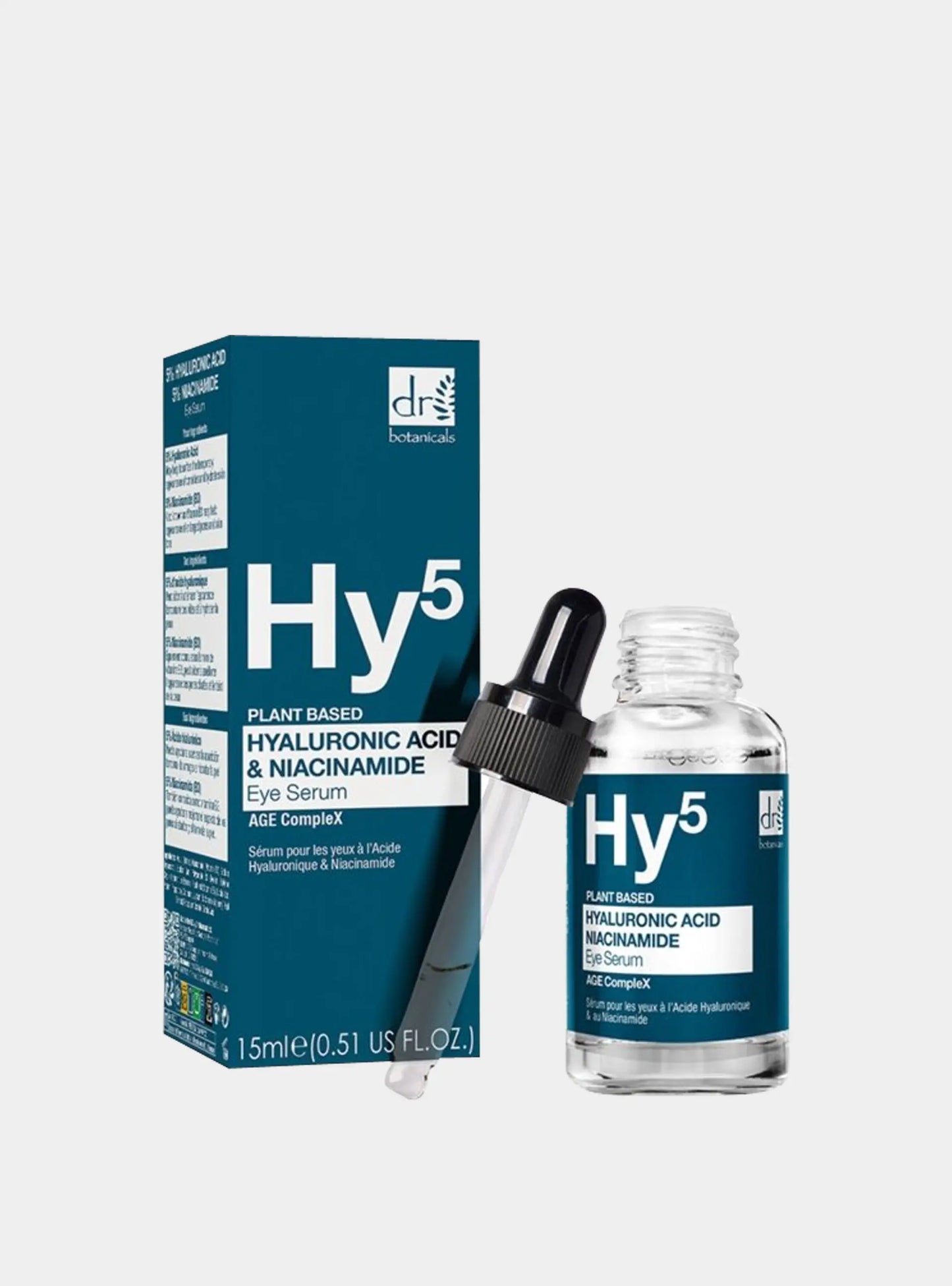 Hyaluronic Acid 5% & Niacinamide 5% Eye Serum 15ml Dr Botanicals