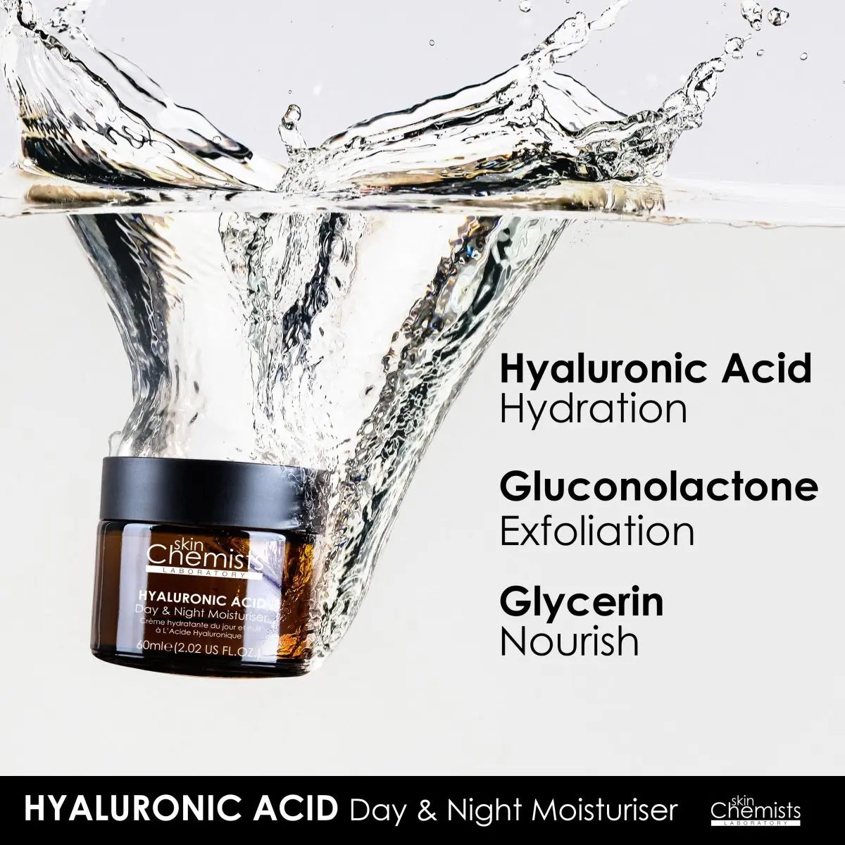 Hyaluronic Acid Day Moisturiser 60ml skinChemists