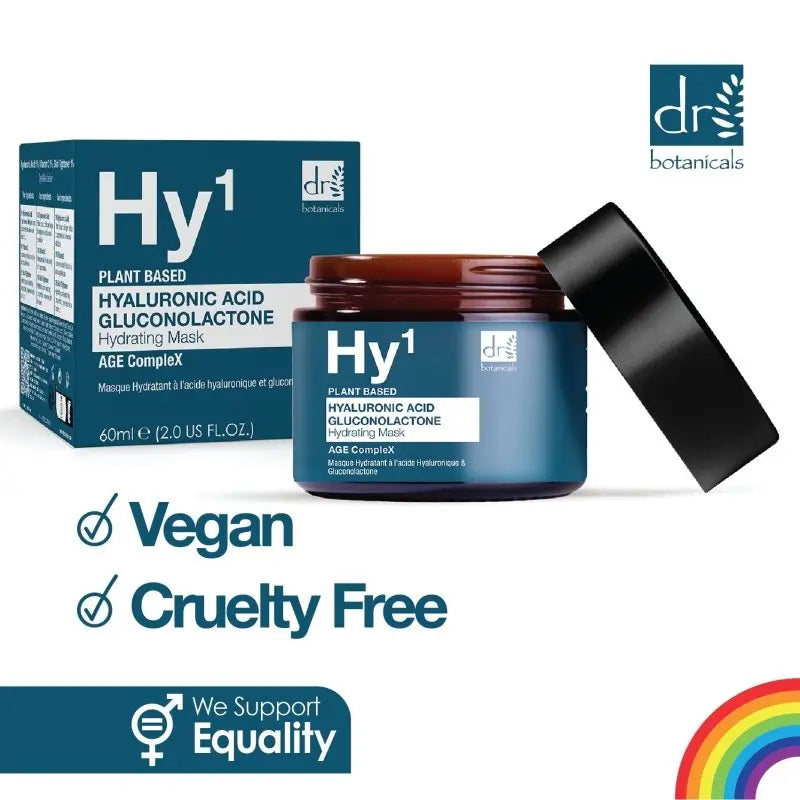 Hyaluronic Acid Day Moisturiser + Eye Serum+ Mask Dr Botanicals