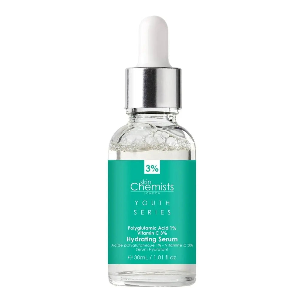 Hydrating Serum Polyglutamic Acid 1%, Vitamin C 3% 30ml skinChemists