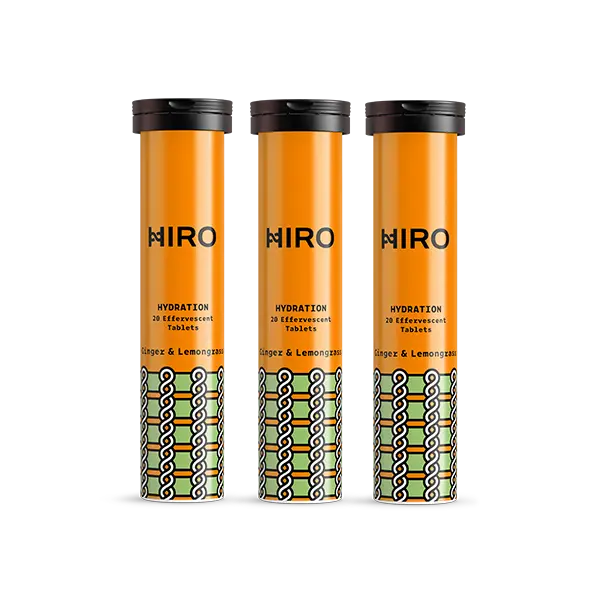 Hydration - Ginger & Lemongrass Triple Pack HIRO