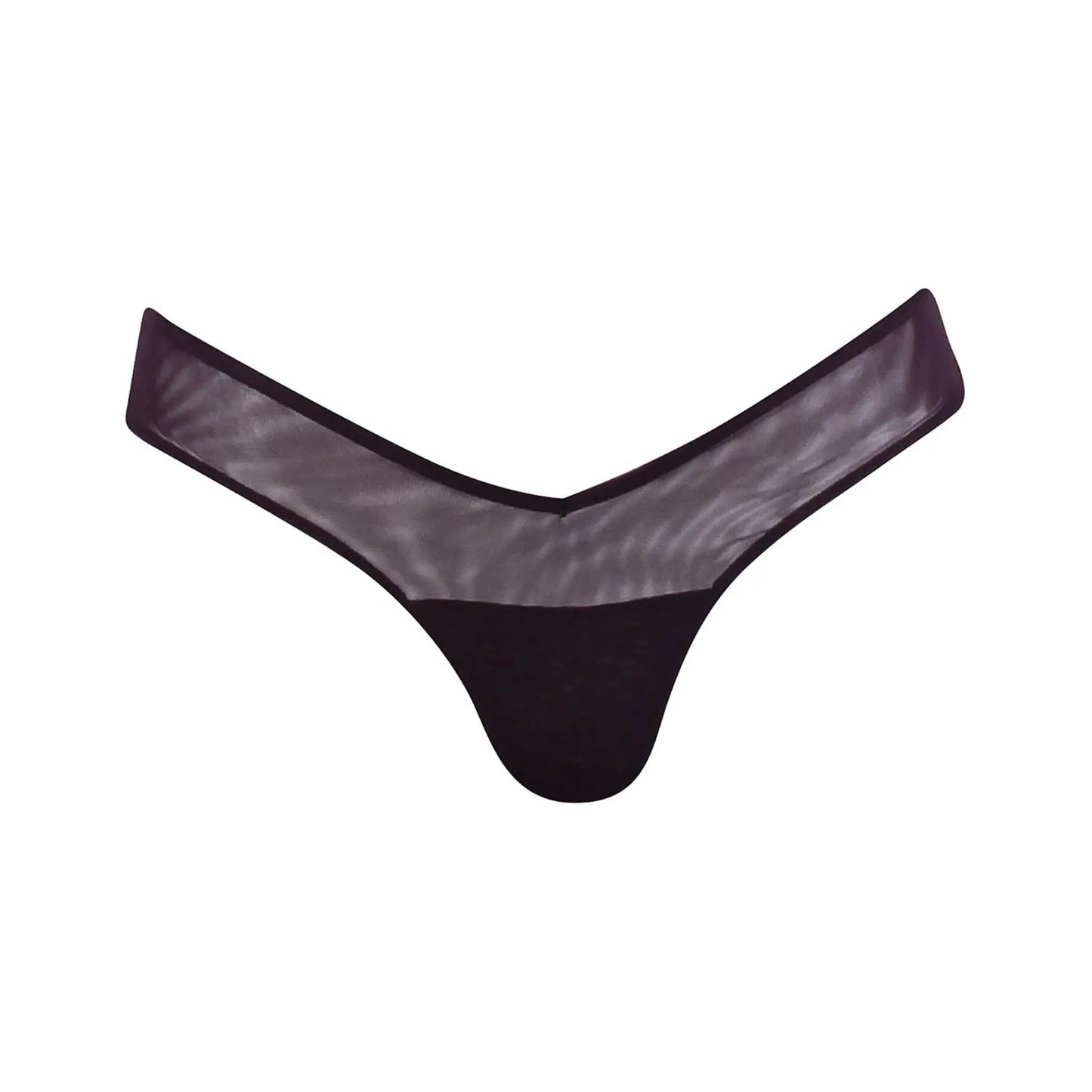 I.D. Line Fine Mesh V-thong Brown NOKAYA