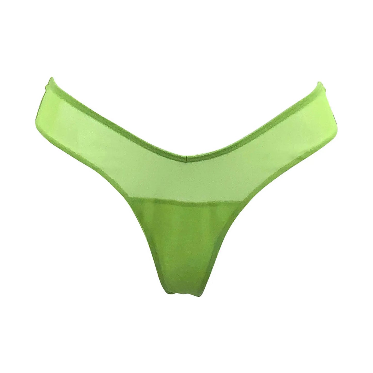 I.D. Line Fine Mesh V-thong Green NOKAYA