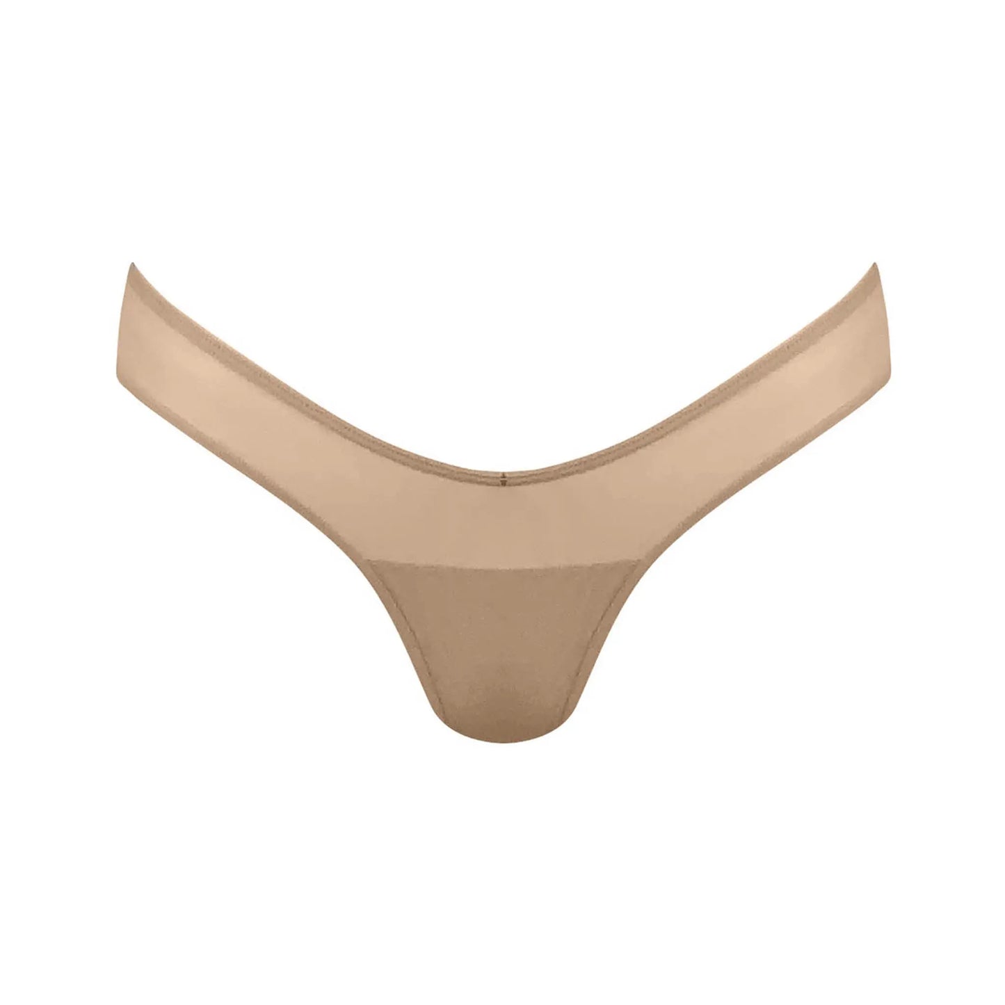 I.D. Line Fine Mesh V-thong Nude NOKAYA