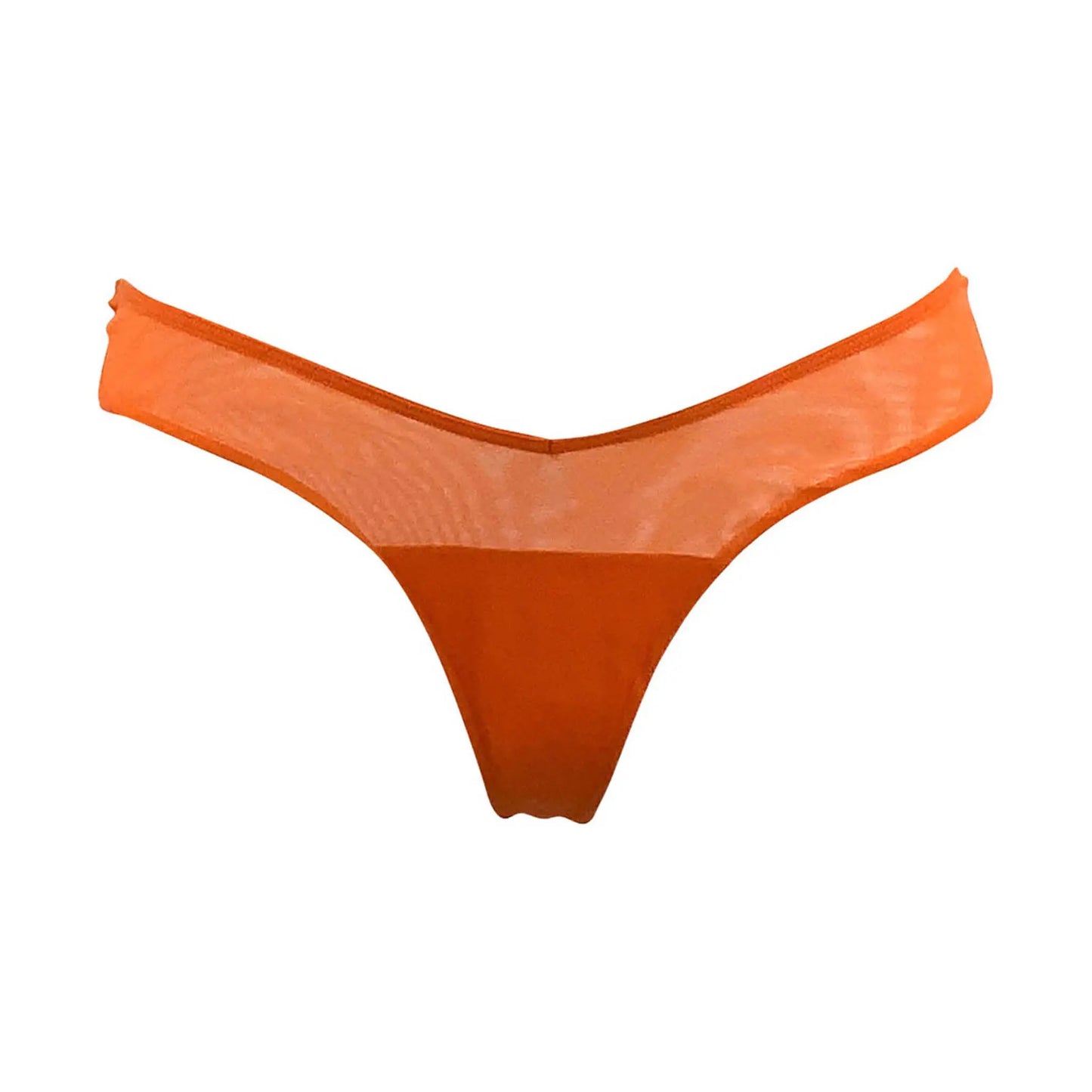 I.D. Line Fine Mesh V-thong Orange NOKAYA