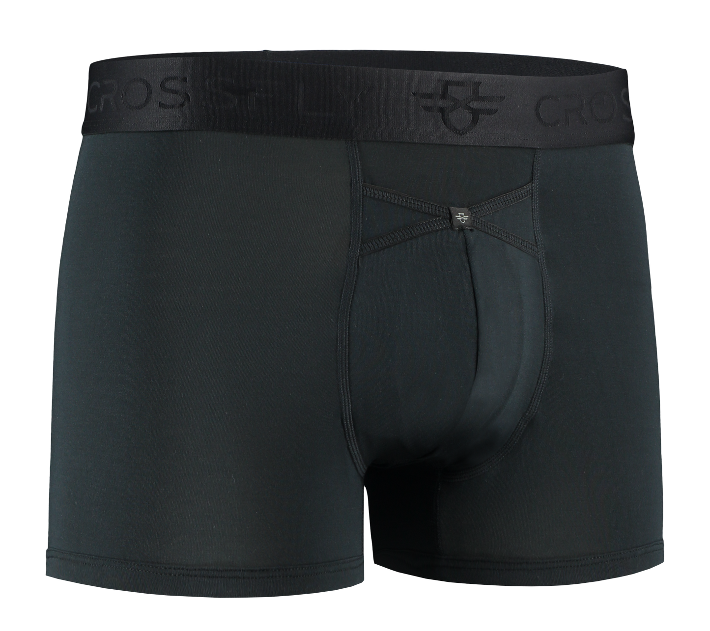 IKON Men's 3" Trunks - Black Crossfly