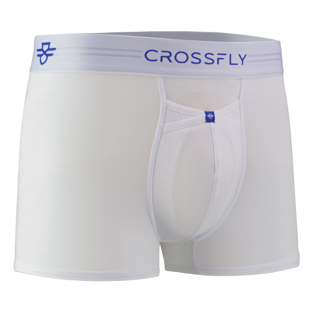IKON X Men's 3" Trunks - White Crossfly