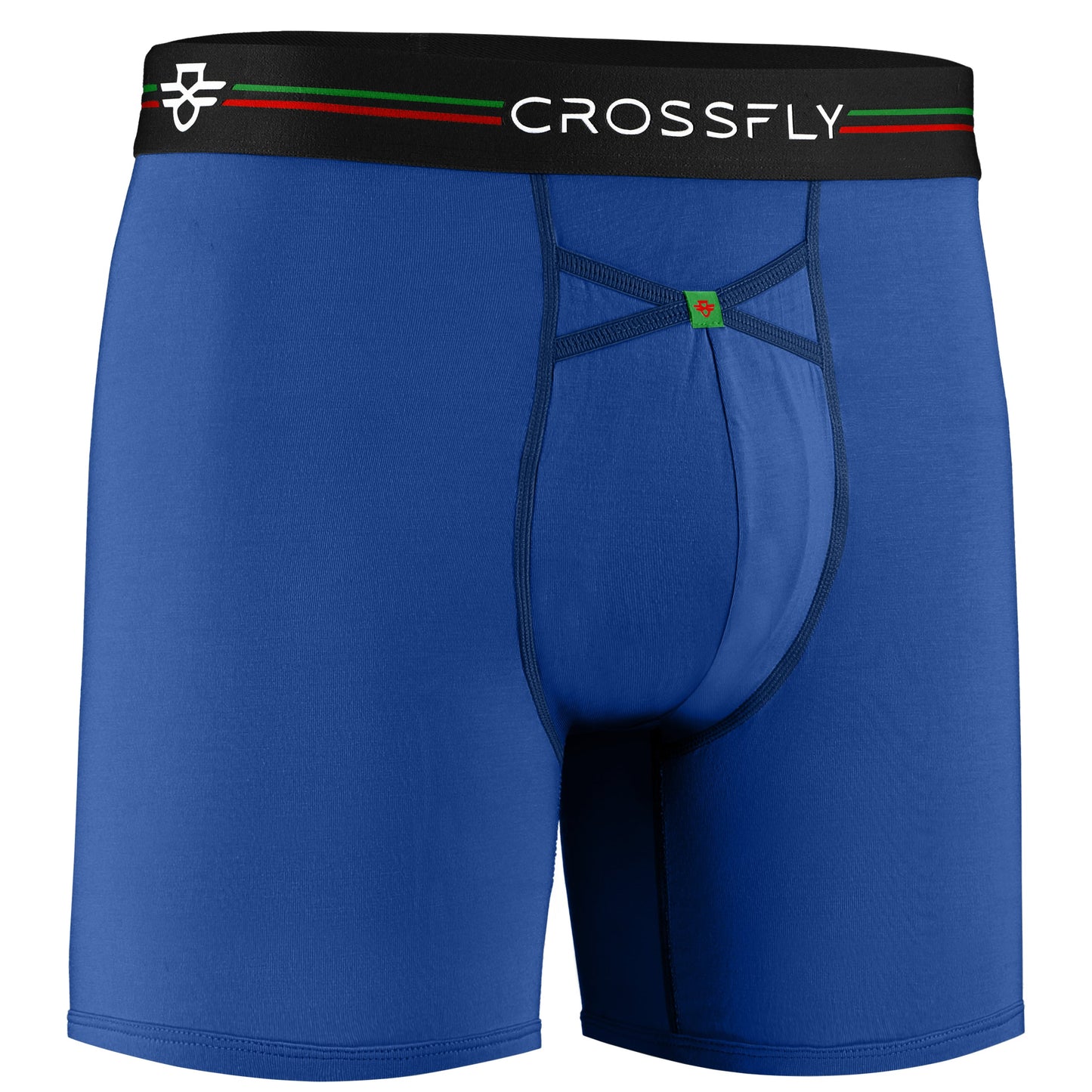 IKON X Men's 6" Boxers - Italia Blue Marle Crossfly
