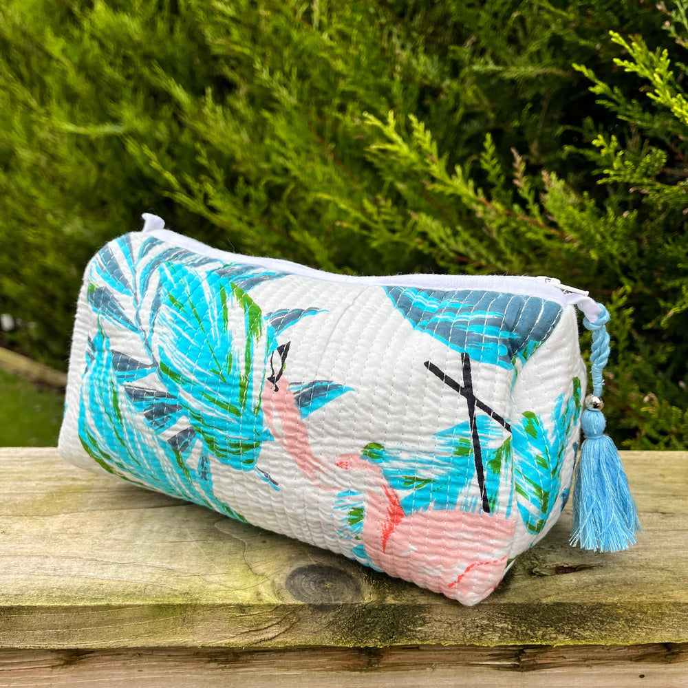 Maanya Flamingo Travel Make Up Bag Naree Clothing