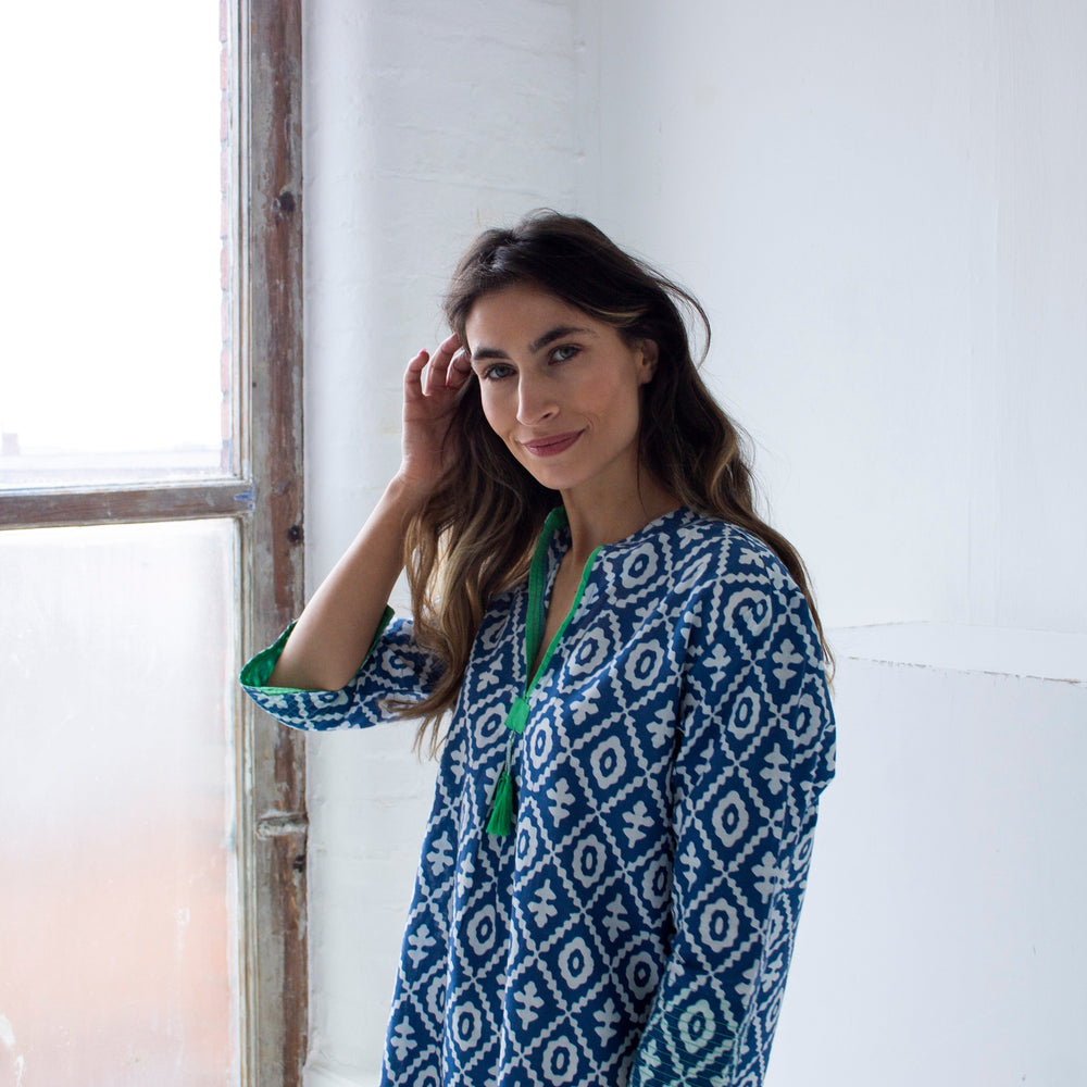 Royal Blue Kaftan Naree Clothing