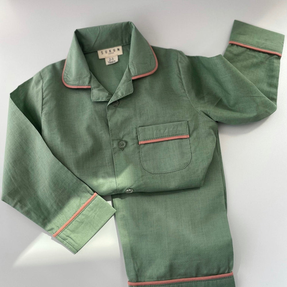 Mint Children's Pyjama Trouser Set Sukun: Luxurious bedding and homeware.