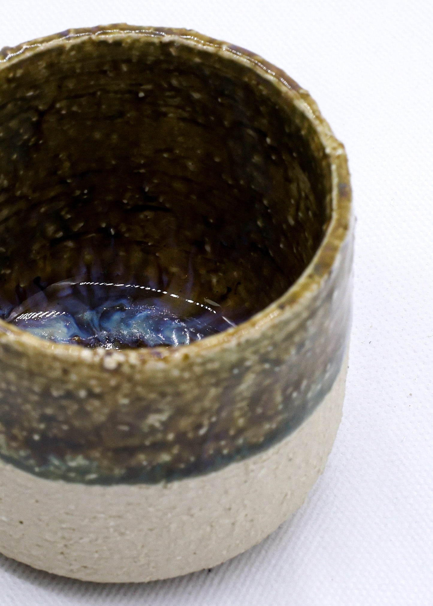 Bluverde Picollo Handmade Ceramic Milled Stoneware Espresso Mug Ribera Handmade Ceramics