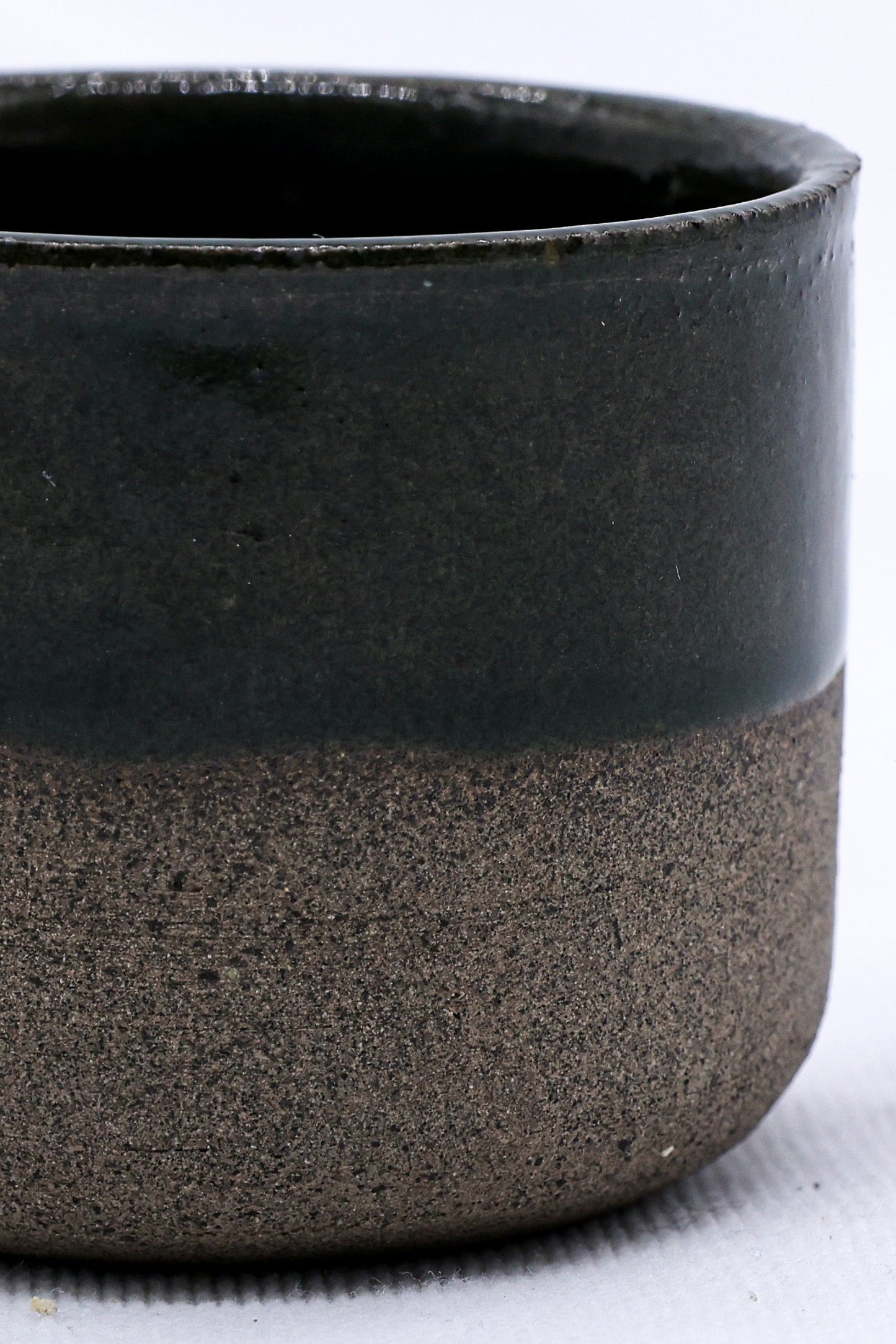 Green Picollo Smoked Grey Handmade Ceramic Stoneware Espresso Mug Ribera Handmade Ceramics