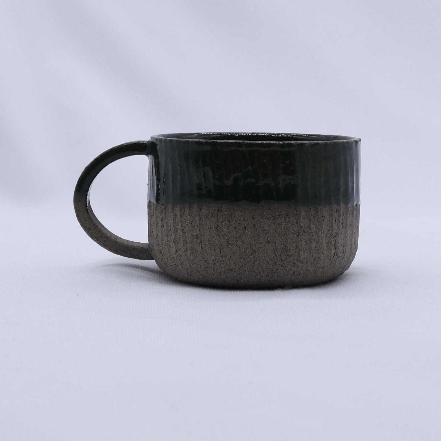 Bluverde Arte Handmade Ceramic Smoked Grey Stoneware Mug Ribera Handmade Ceramics
