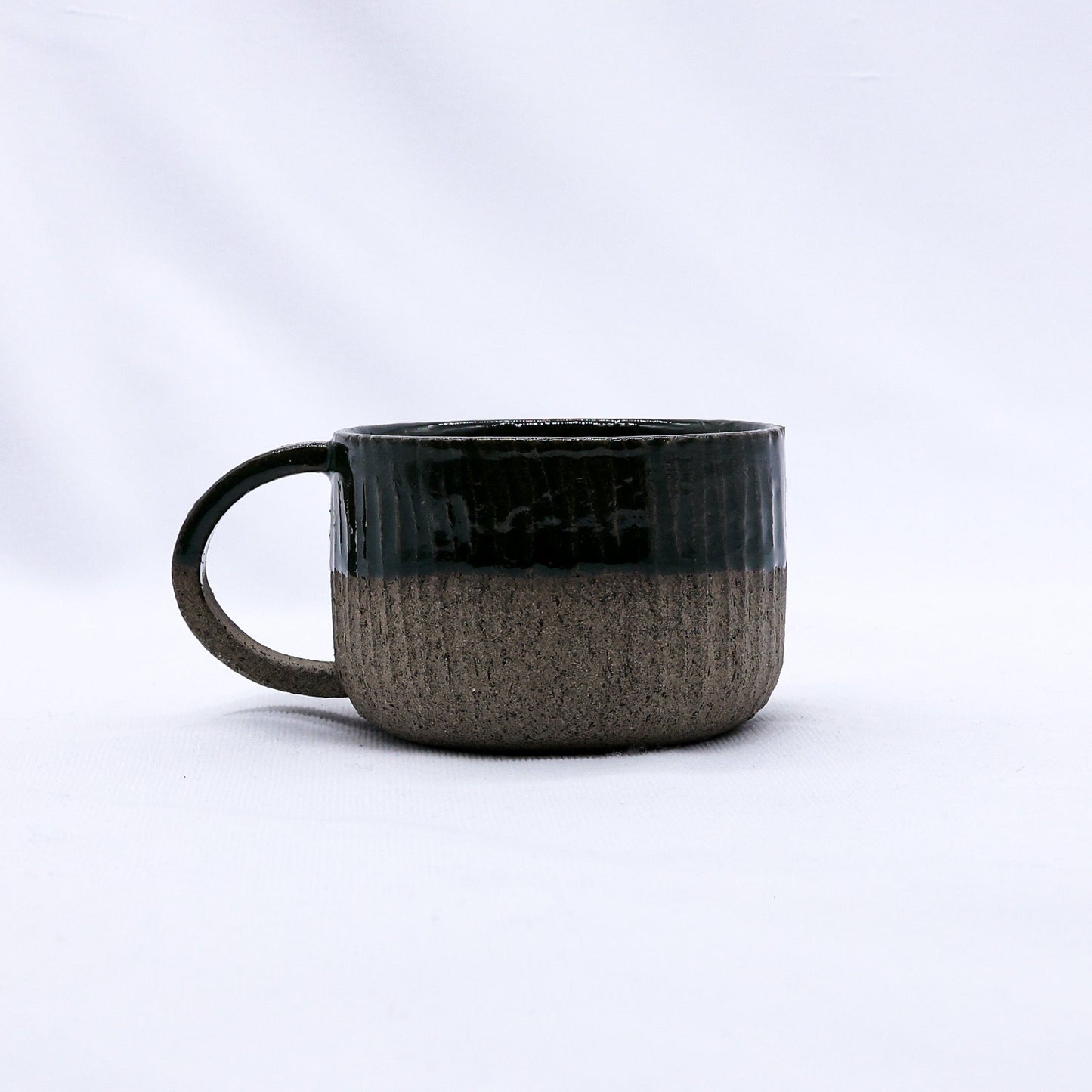 Bluverde Arte Handmade Ceramic Smoked Grey Stoneware Mug Ribera Handmade Ceramics