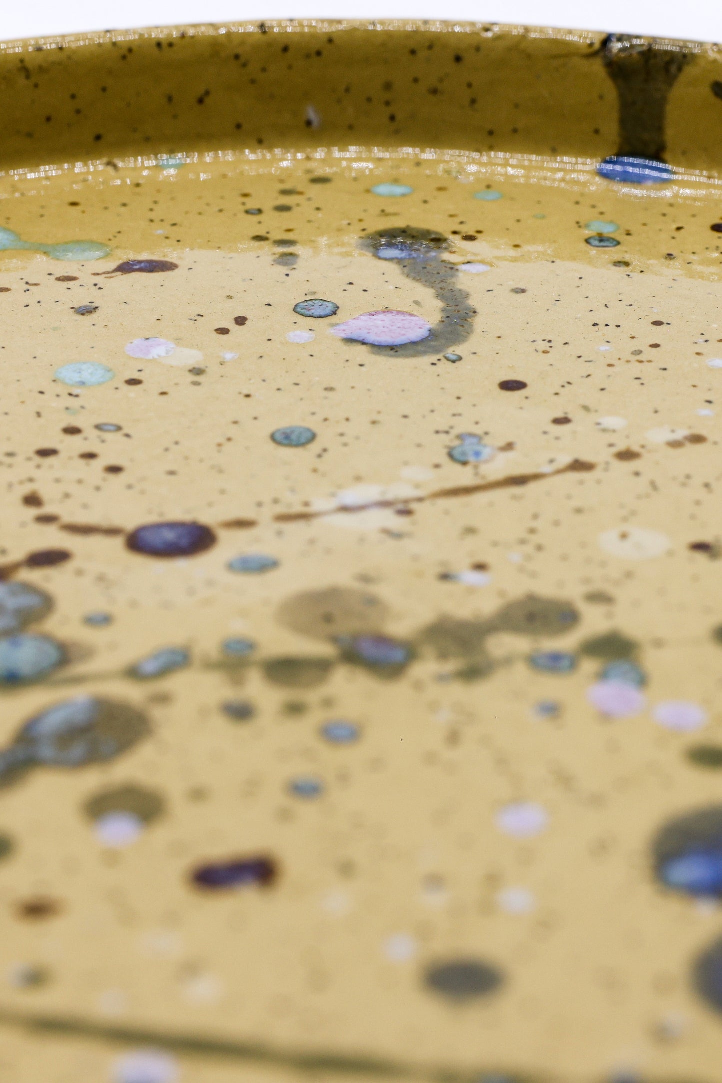 27 cm Oliva Stoneware Handmade Ceramic Dinner Plate Ribera Handmade Ceramics